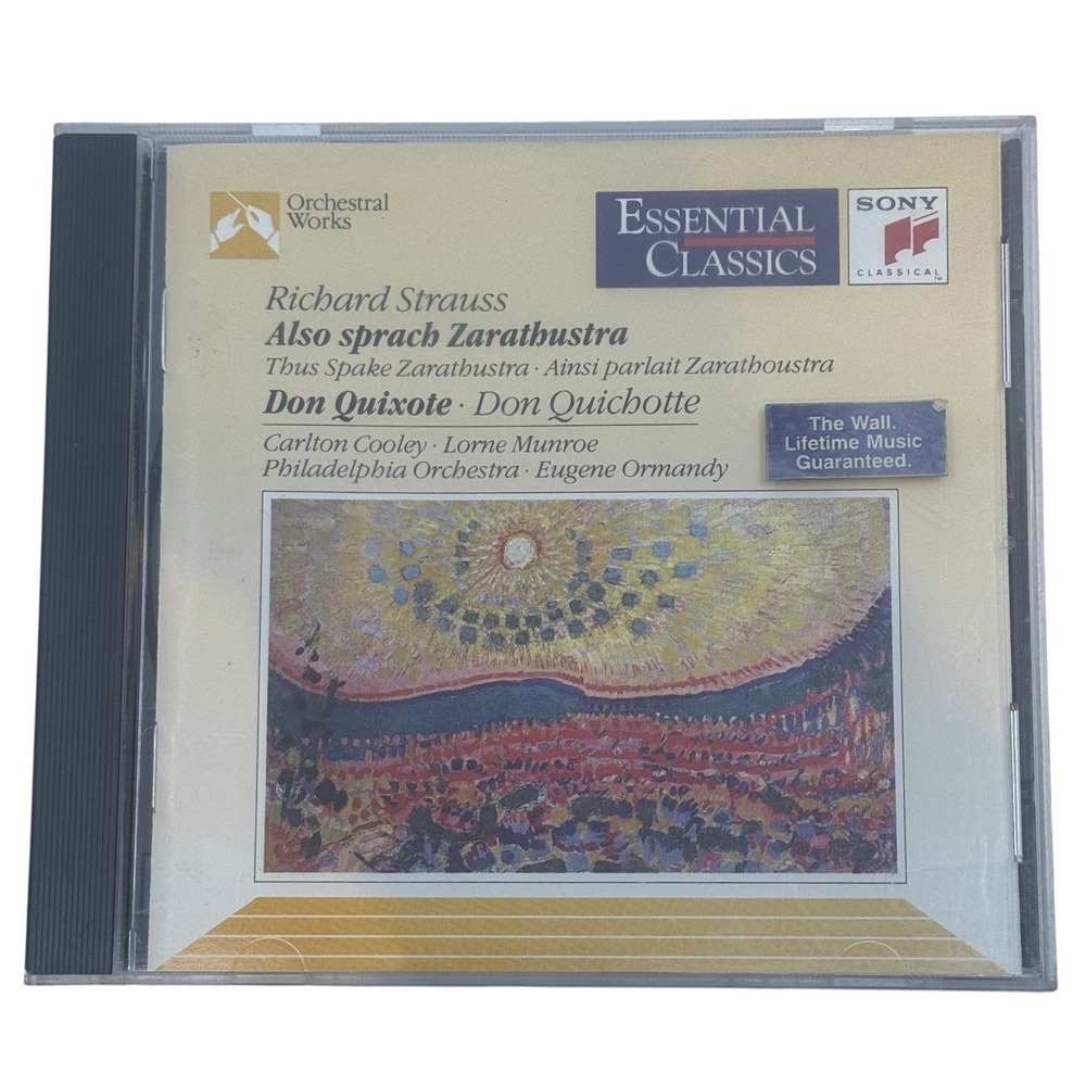 Richard Strauss Also sprach Zarathustra Don Quixote Sony Essential Classics CD